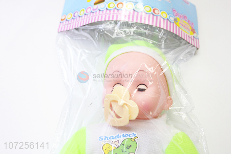 Custom Little Baby Toy Doll With Baby Nipple Pacifier