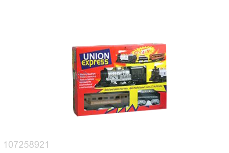 Suitable price children electric battery operated rail train track toys