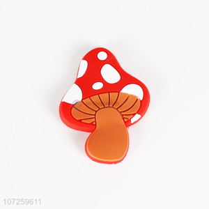 Creative design mushroom shape pvc fridge magnet