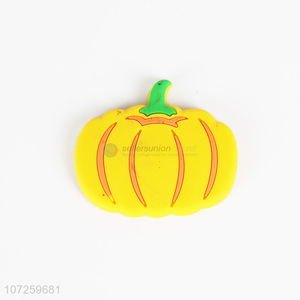 Good sale pumpkin shape pvc fridge magnet