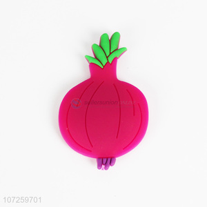 New style onion shape pvc fridge magnet