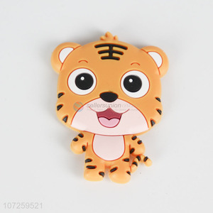 China supplier tiger shape pvc fridge magnet