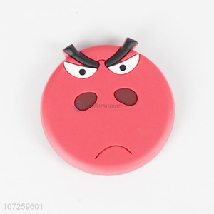 Wholesale unique angry face shape pvc fridge magnet