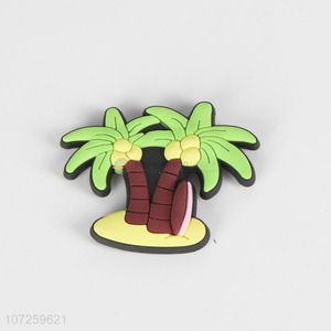 Most popular coconut tree shape pvc fridge magnet