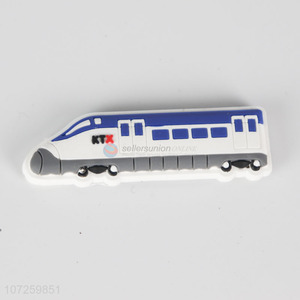 New design high-speed train shape pvc fridge magnet
