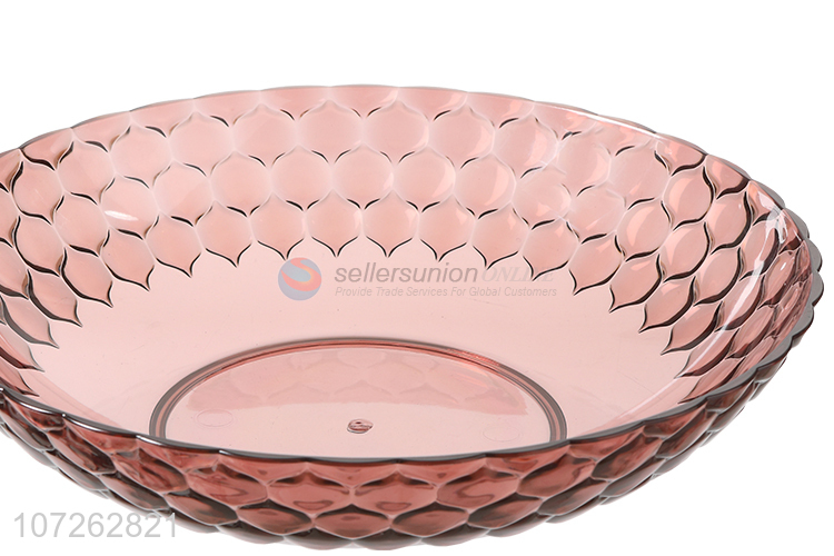 New Products Colorful Household Resin Fruit Plate