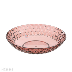 New Products Colorful Household Resin Fruit Plate