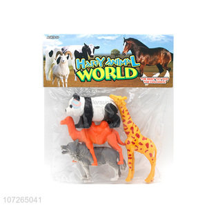 Good Quality Simulation Natural Forest Animal World Plastic Toy For Kids