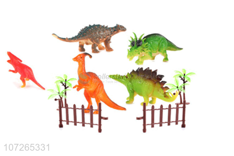 Promotional Kids Educational Toy Dinosaur Model Plastic Cartoon Animal Toys