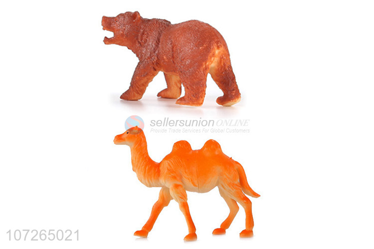 Best Price Plastic Wildlife Simulation Animal Model Toy Set Kids Toy