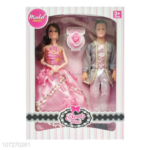 Top manufacturer 11.5 inch wedding couple doll set fashion dolls for children