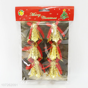 Best Selling 6PCS Christmas Bells Decoration Ornament