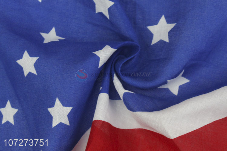 Reasonable price fashion cotton bandana flag printed square bandana