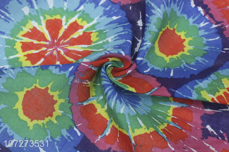 High quality multi-use cotton square scarf customized square bandana