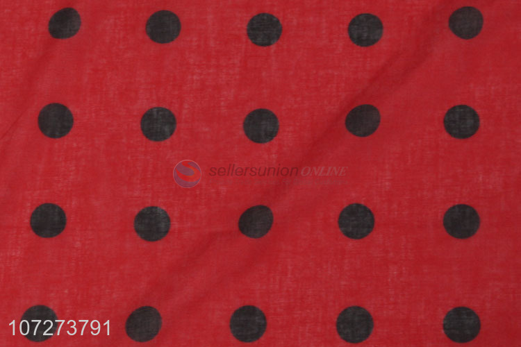 Superior quality 55*55cm polka dot printed cotton bandana fashion headwear