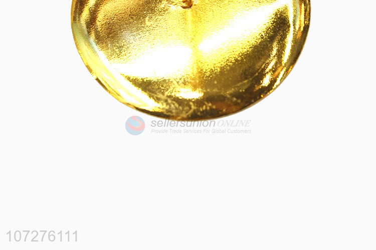 Low price gold moon shape metal business card holder for desk