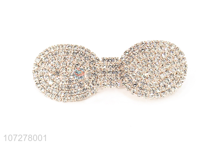 Fashion Rhinestone Hair Clip Ladies Spring Clip
