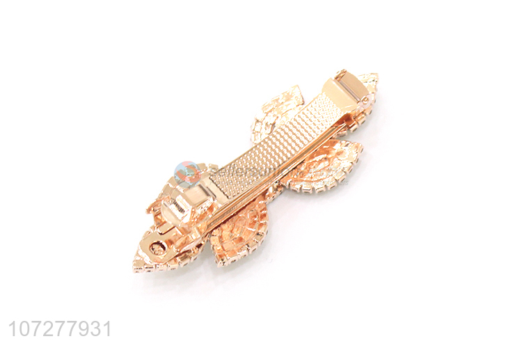 Wholesale Bling Bling Rhinestone Alloy Hair Clip