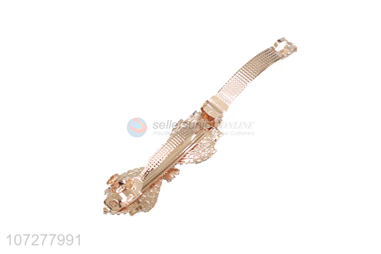 Fashion Style Rhinestone Alloy Hairpin Alloy Spring Clip