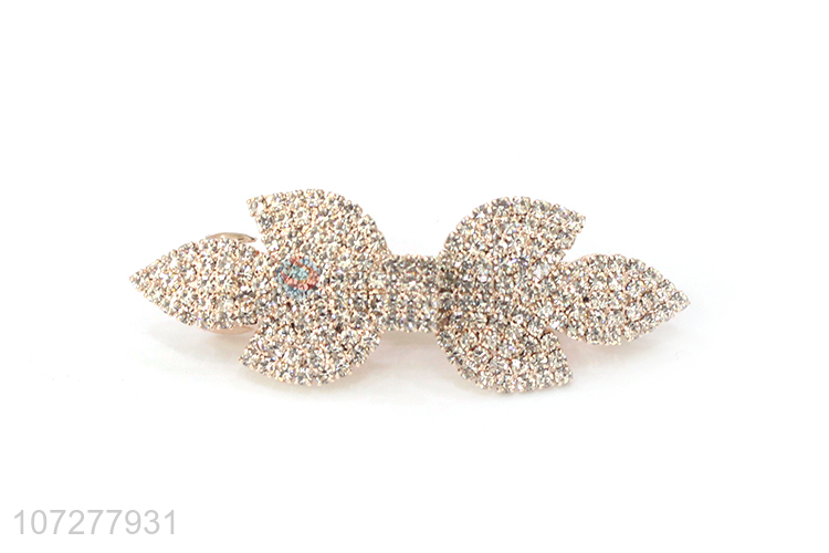 Wholesale Bling Bling Rhinestone Alloy Hair Clip