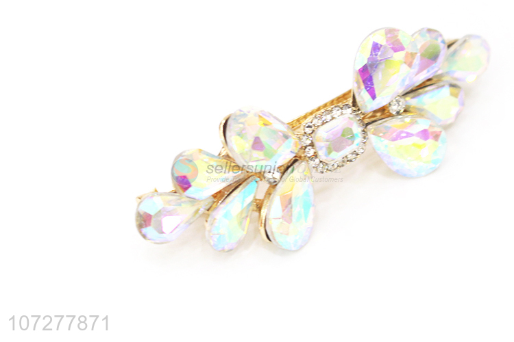 Wholesale Colorful Rhinestone Hair Clip For Women
