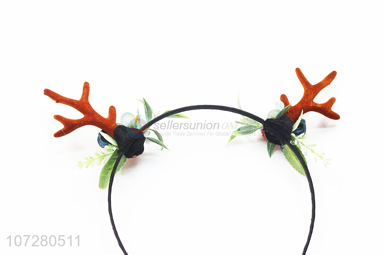 New Christmas Ladies Girl Beauty Flower Deer Party Hairband Head Band