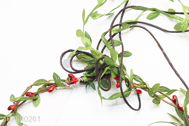 Lowest Price Flower Headwear Hair Wreath For Wedding Decorative