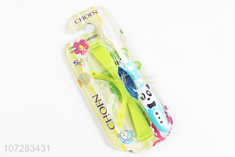 New products kids plastic toothbrush with toy glasses