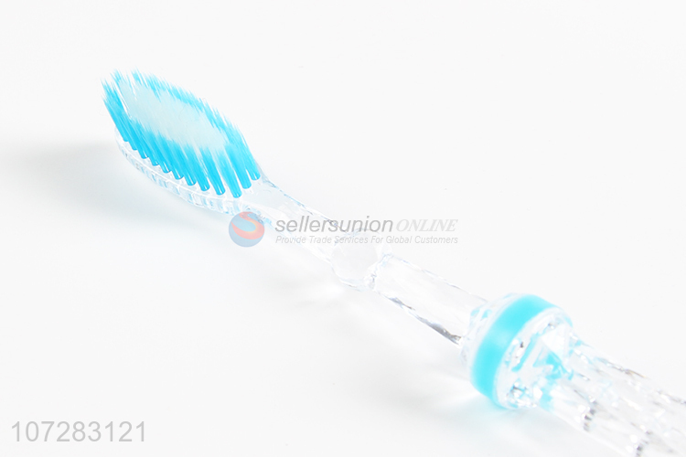 Superior quality eco-friendly plastic adult toothbrush with long handle