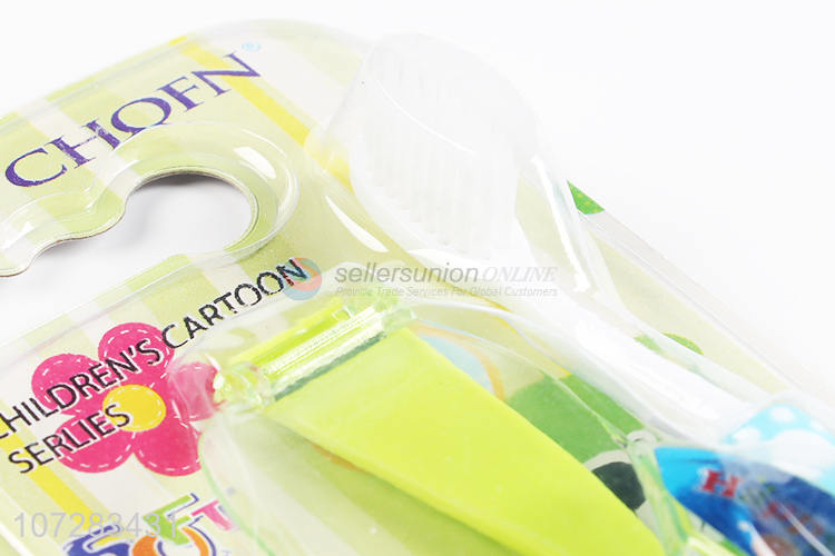 New products kids plastic toothbrush with toy glasses