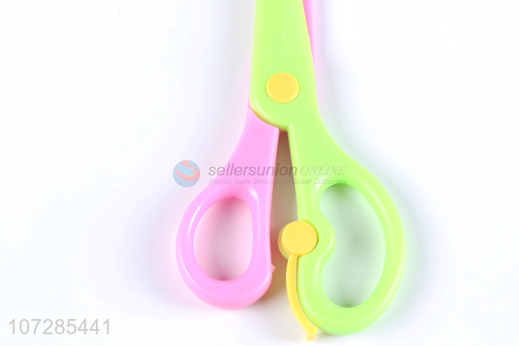Suitable price lovely children safety scissors paper cutting scissors