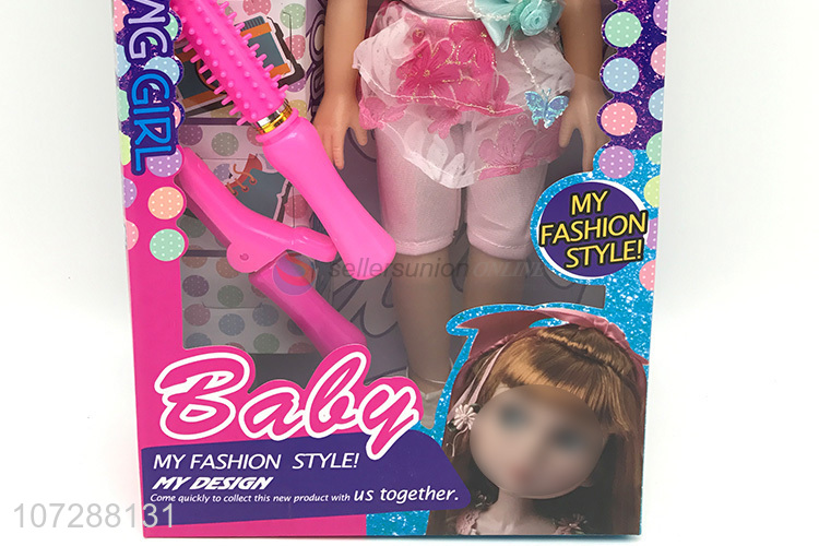 Best Quality Fat Baby Music Doll With Hair Tools