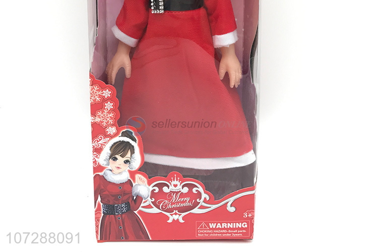 Custom 3D Eyeball Christmas Princess Music Doll
