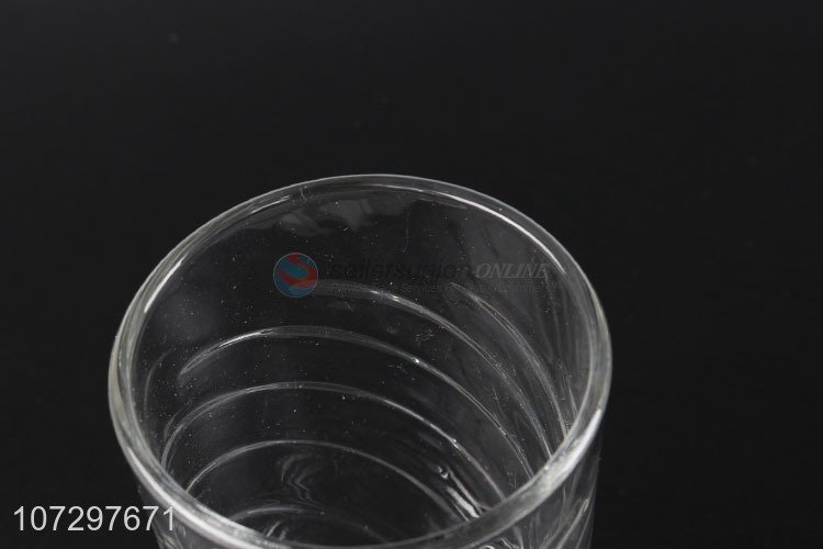 Contracted Design Transparent Glass Cup Drinking Water Glass Cup