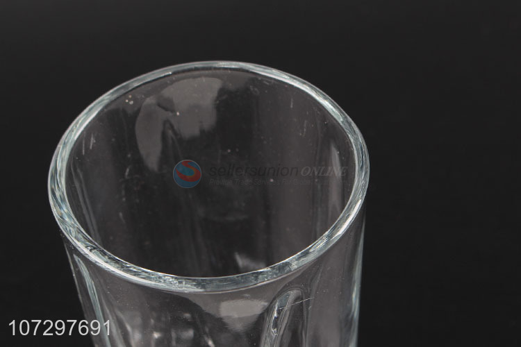 Unique Design Drinking Tableware Clear Durable Glass Cup