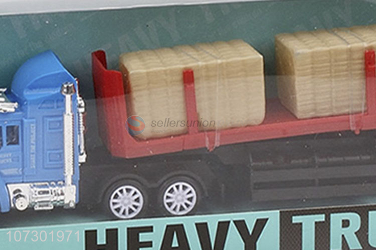 Super Quality Plastic Inertia Heavy Trailer Truck Toys Kids Funny Toys