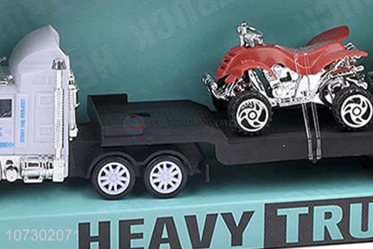 Unique Design Boys Cool Toy Inertia Heavy Trailer Truck Toys Set