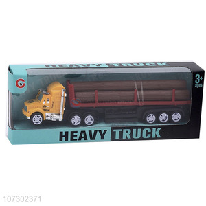 New Style Kids Cool Toy Inertia Heavy Trailer Truck Toy Carrying Wood