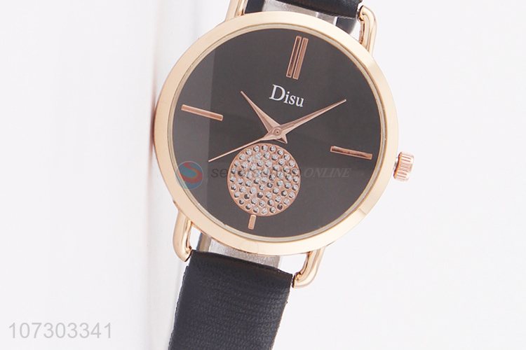 Good Quality PU Watchband Watches Fashion Ladies Watches