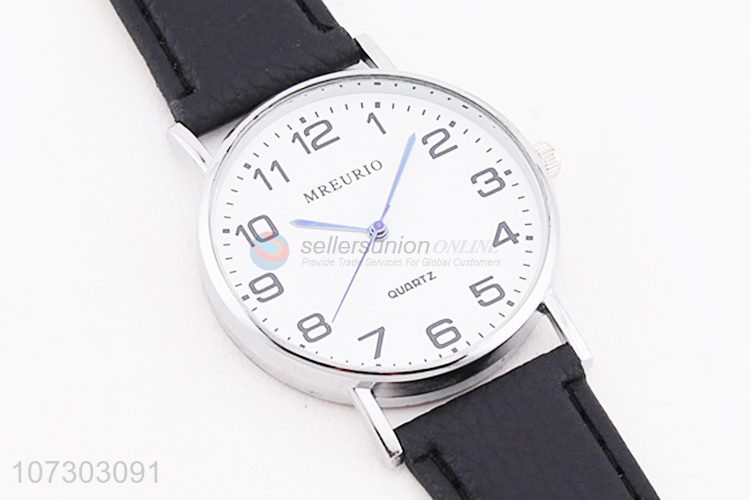 High Quality PU Watchband Watches Cheap Wrist Watch