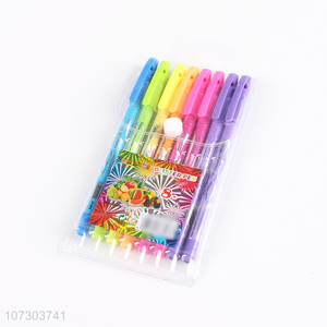 Eco-friendly durable 8pieces stationery ballpoint pen set