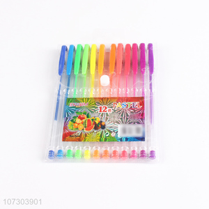Best quality multicolor 10pieces ballpoint pen set
