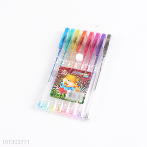 Hot product plastic stationery school ballpoint pen set