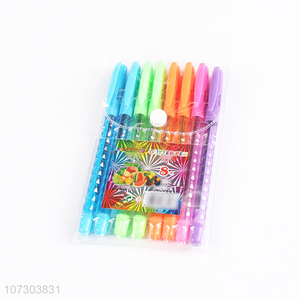 Top quality non-toxic 8pieces ballpoint pen set