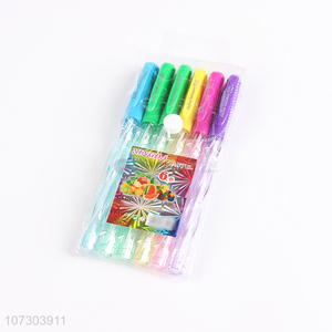 New style 6pieces ballpoint pen set for stationery