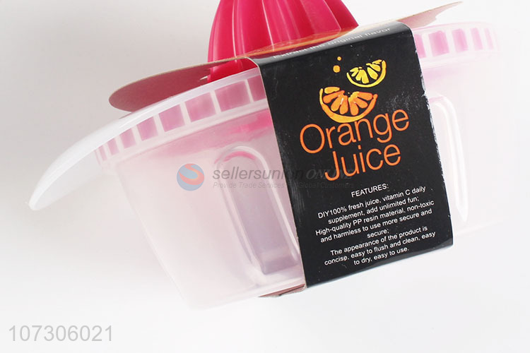 High Quality Household Juice Squeezer Plastic Orange Juicer