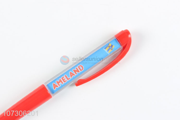 China manufacturer school supplies custom plastic ball-point pens
