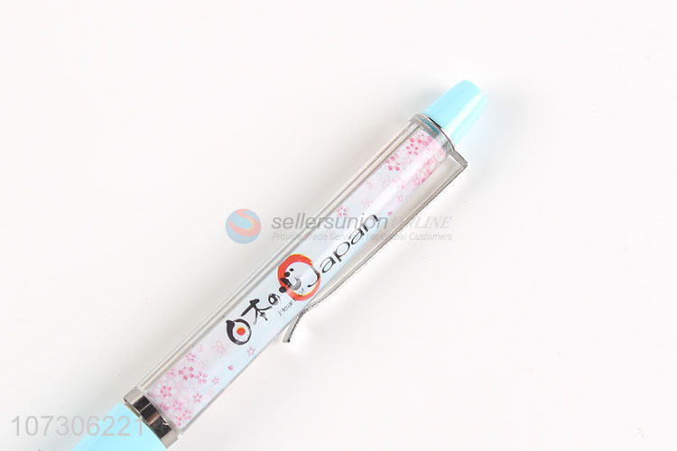 Suitable price school supplies cartoon plastic ball pens for students