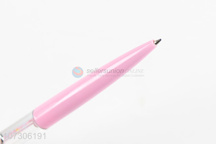 Latest style cute cartoon animal plastic ball pens school stationery