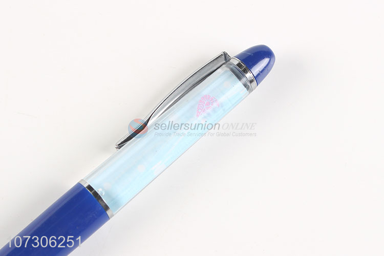 Low price customized logo plastic ball-point pens for office & school